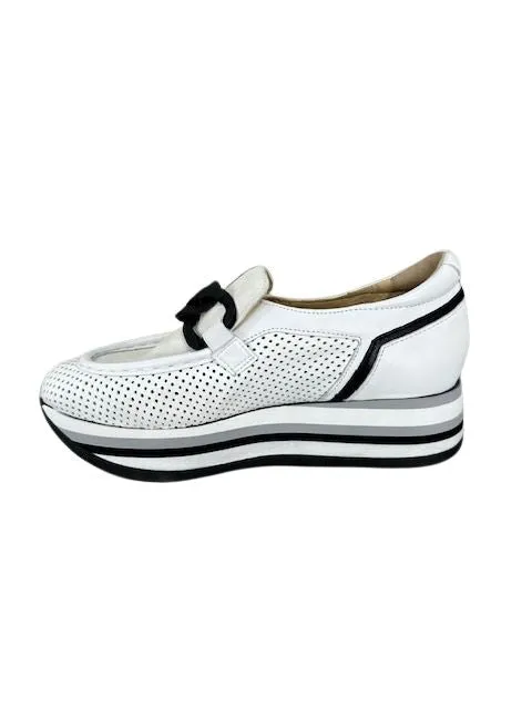Softwaves Women's Cassie Platform Loafers White Ice sold by Orleans Shoe Co. product image thumbnail 3