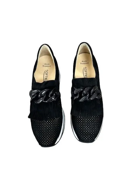 Softwaves Women's Caddie Platform Loafers Black sold by Orleans Shoe Co. product image thumbnail 3