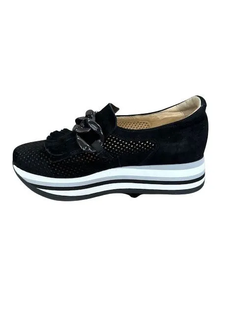 Softwaves Women's Caddie Platform Loafers Black sold by Orleans Shoe Co. product image thumbnail 4