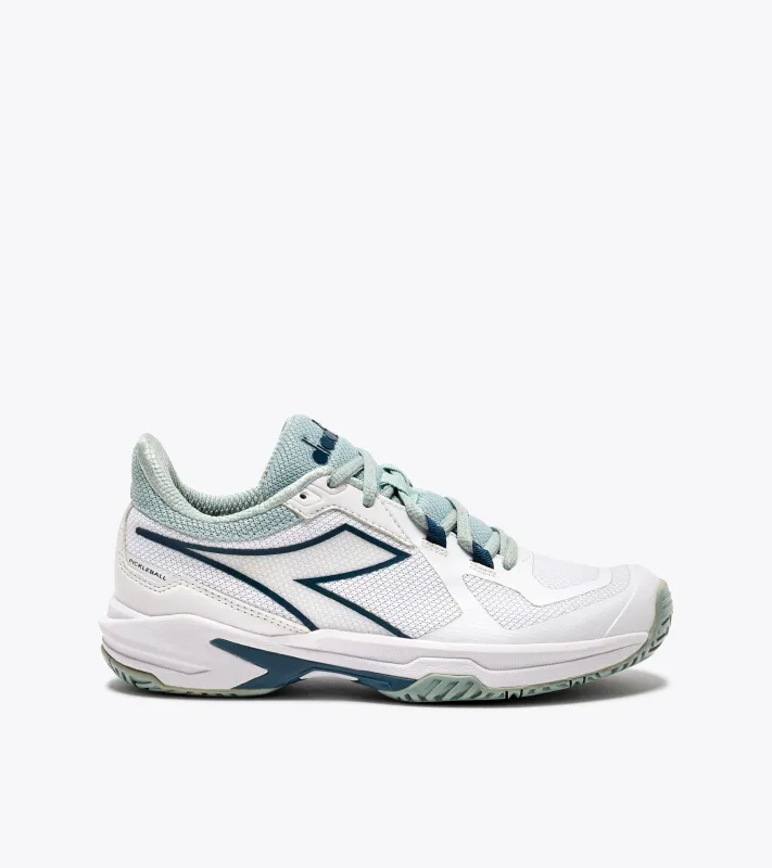 Diadora Women's Trofeo 2 AG Pickleball White Legion Blue sold by Orleans Shoe Co.