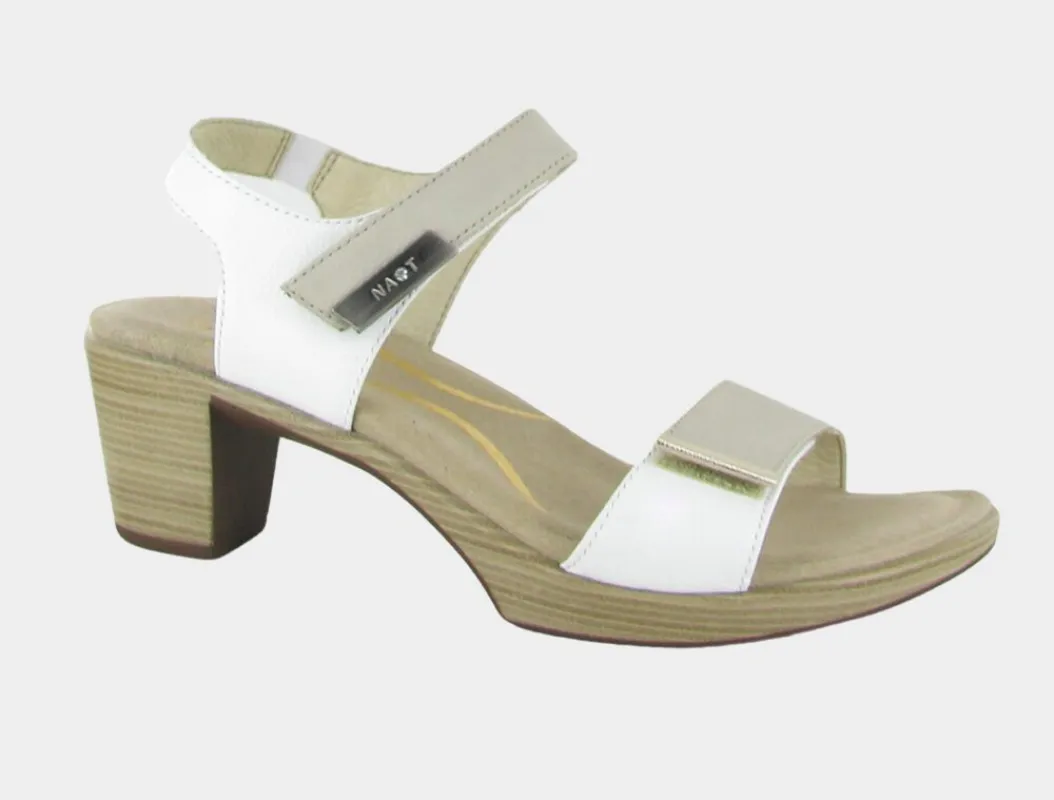 Naot Women’s Intact Soft White Ivory Combo sold by Orleans Shoe Co.