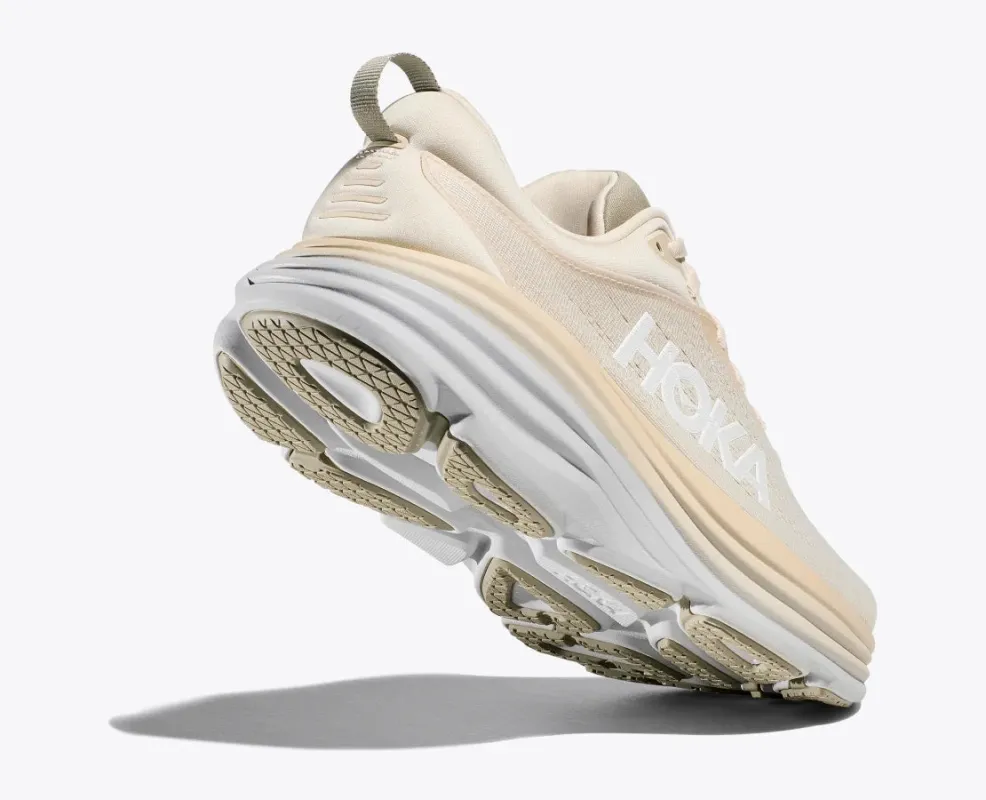 Hoka Men’s Bondi 8 Oak Milk Barley sold by Orleans Shoe Co.