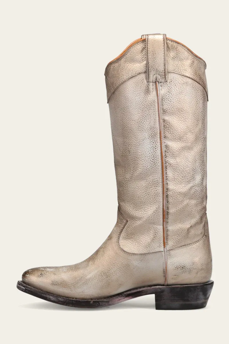 Frye Women's Billy Daisy Pull On Light Gold sold by Orleans Shoe Co. product image thumbnail 3