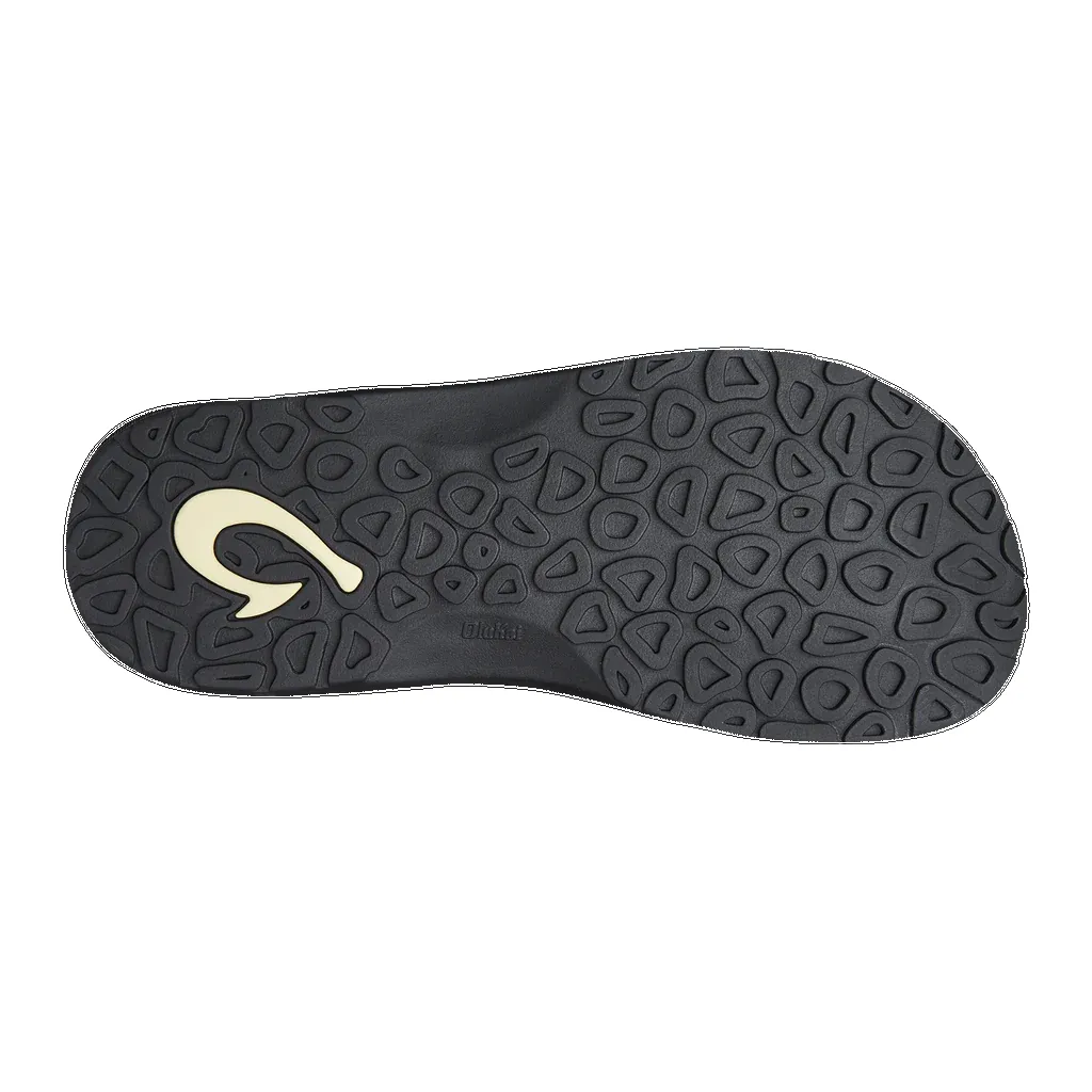 Olukai Men's Ohana Black Dark Shadow Flip-Flop sold by Orleans Shoe Co. product image thumbnail 2
