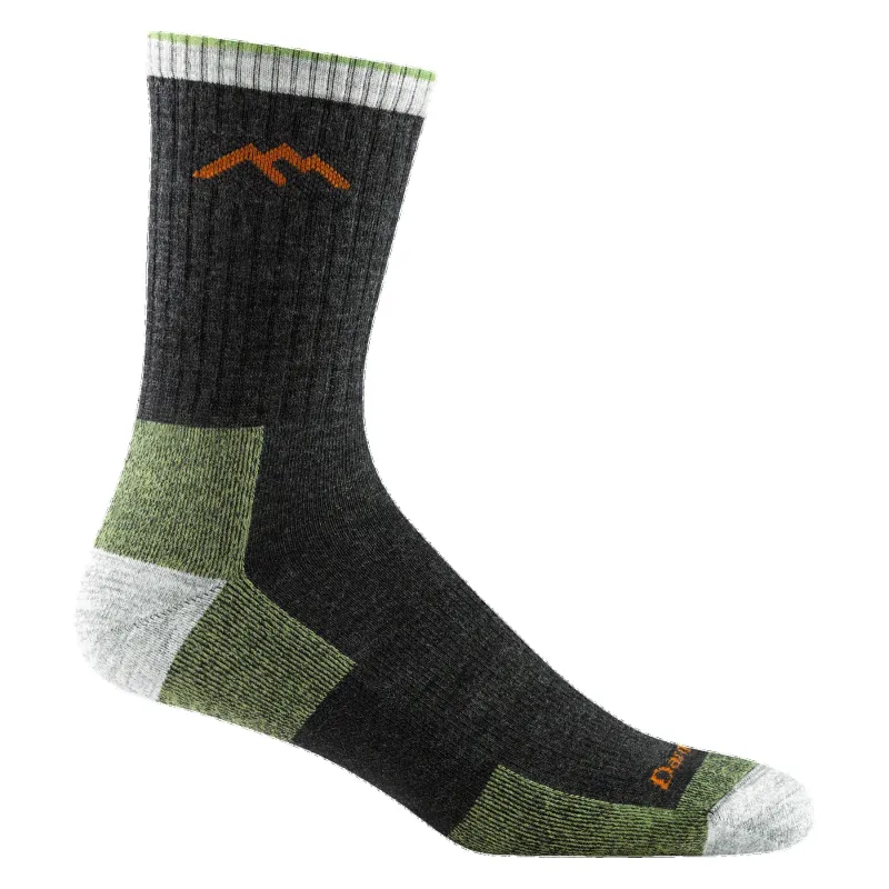 Darn Tough Vermont Men’s Hiker Micro Crew Midweight Hiking Sock Lime 1466 sold by Orleans Shoe Co.