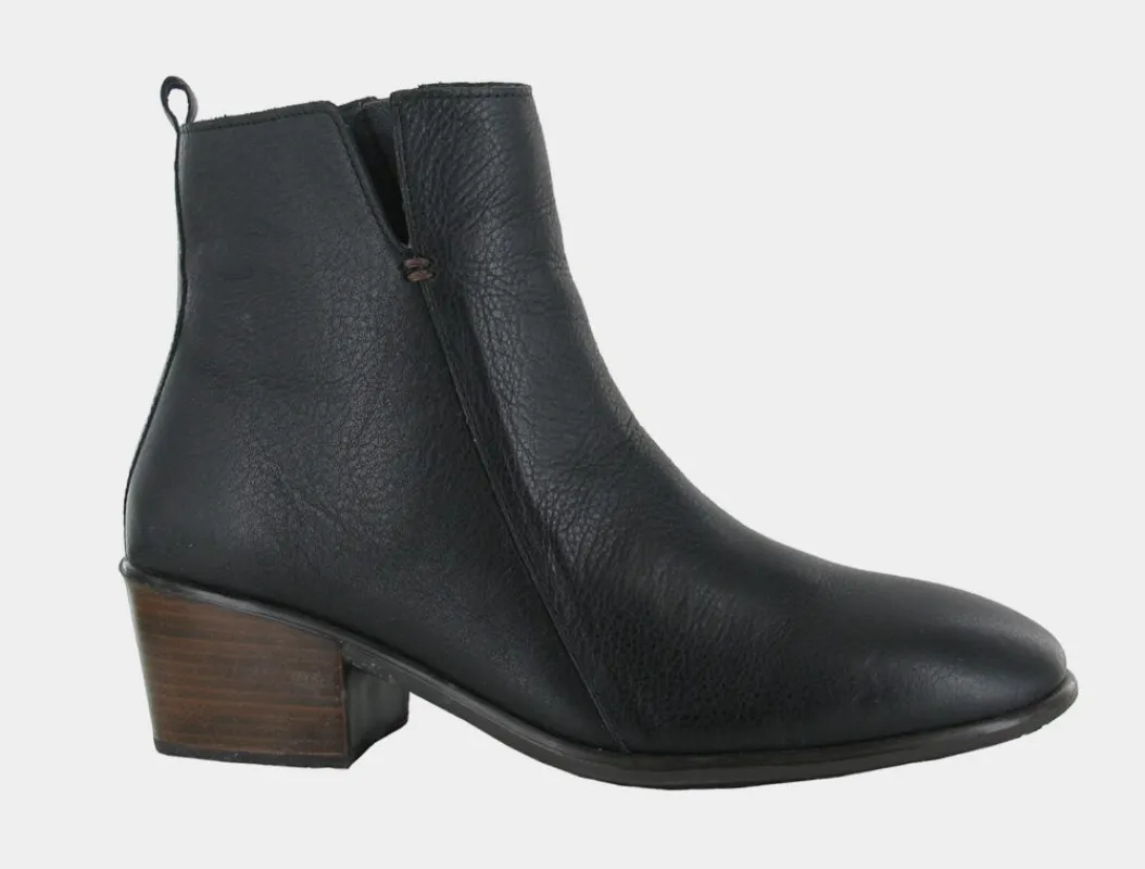 Naot Women’s Ethic Black Soft Leather sold by Orleans Shoe Co.