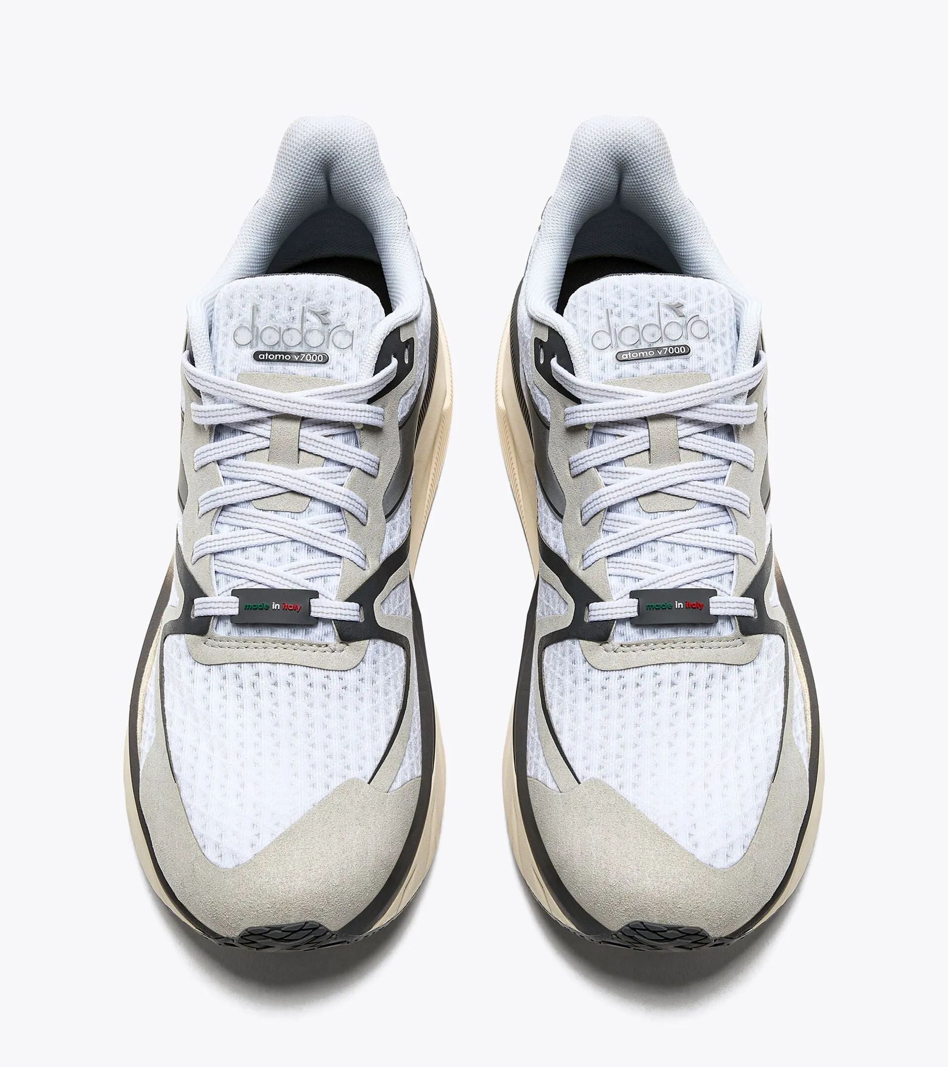 Diadora Men’s Atomo V7000 White Silver DD Whisper White sold by Orleans Shoe Co. product image thumbnail 4