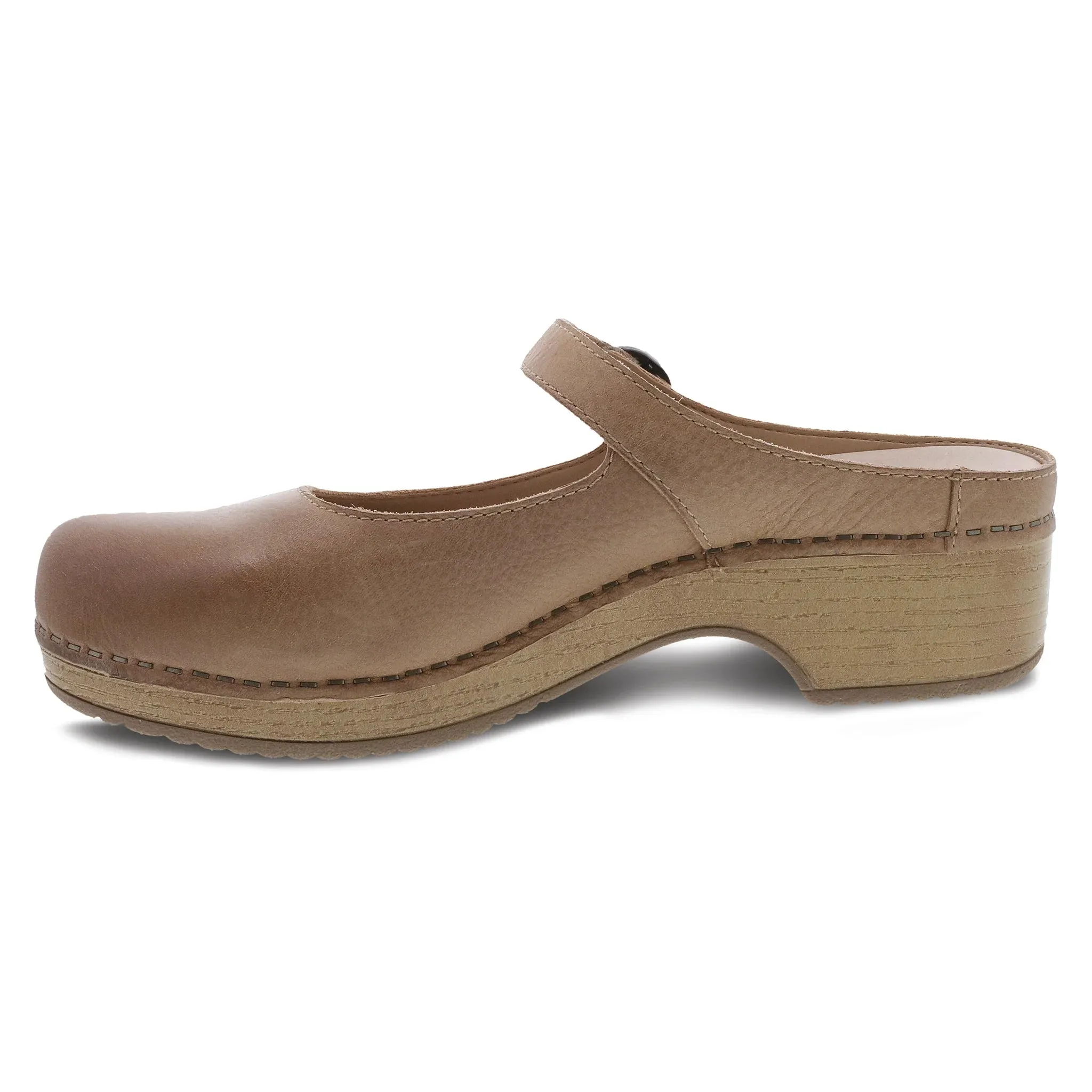 Dansko Women’s Bria Burnished Nubuck Tan sold by Orleans Shoe Co. product image thumbnail 2