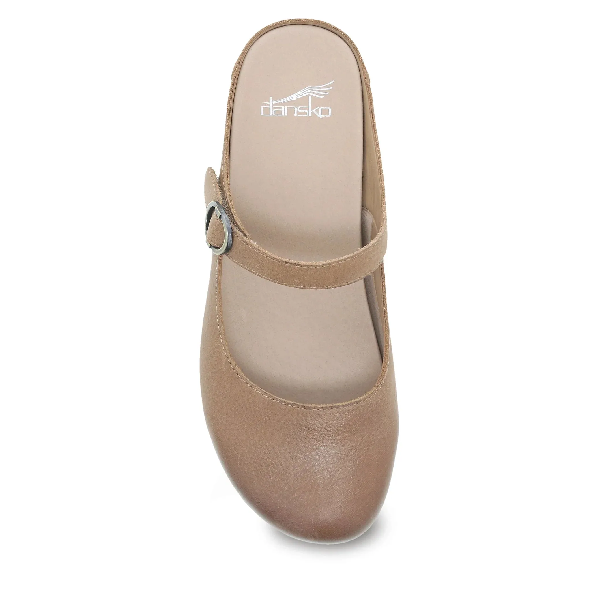 Dansko Women’s Bria Burnished Nubuck Tan sold by Orleans Shoe Co. product image thumbnail 3