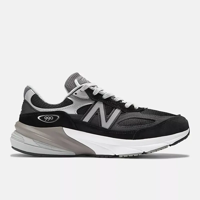 New Balance Women’s W990BK6 Black with White sold by Orleans Shoe Co.