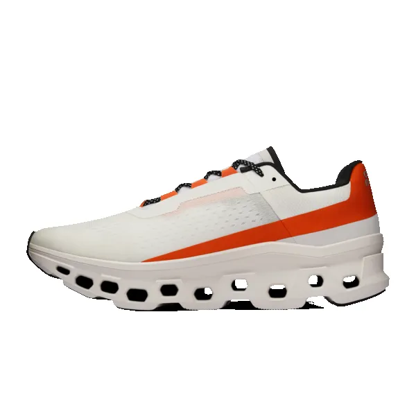 On Men’s Cloudmonster Undyed White Flame sold by Orleans Shoe Co. product image thumbnail 3