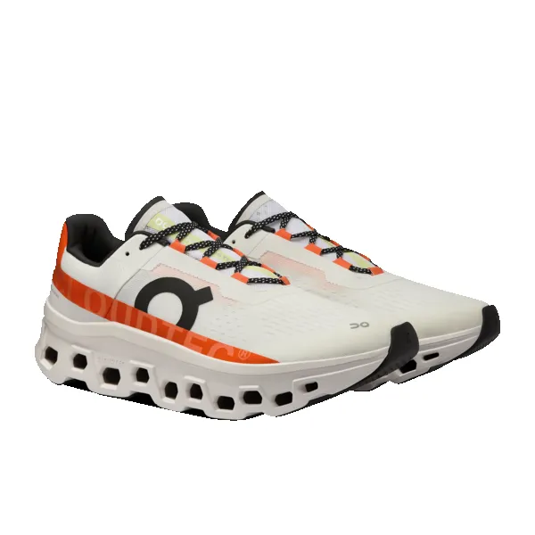 On Men’s Cloudmonster Undyed White Flame sold by Orleans Shoe Co. product image thumbnail 2