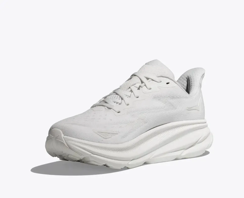 Hoka Women's Clifton 9 White White sold by Orleans Shoe Co. product image thumbnail 3