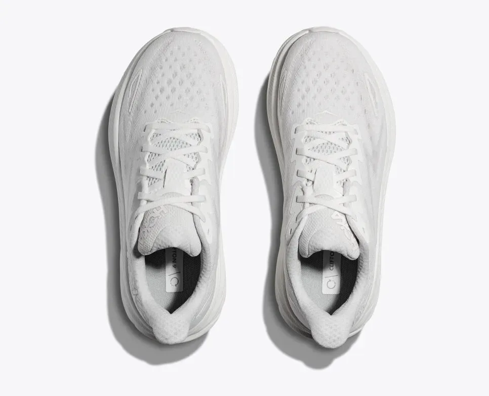Hoka Women's Clifton 9 White White sold by Orleans Shoe Co. product image thumbnail 4