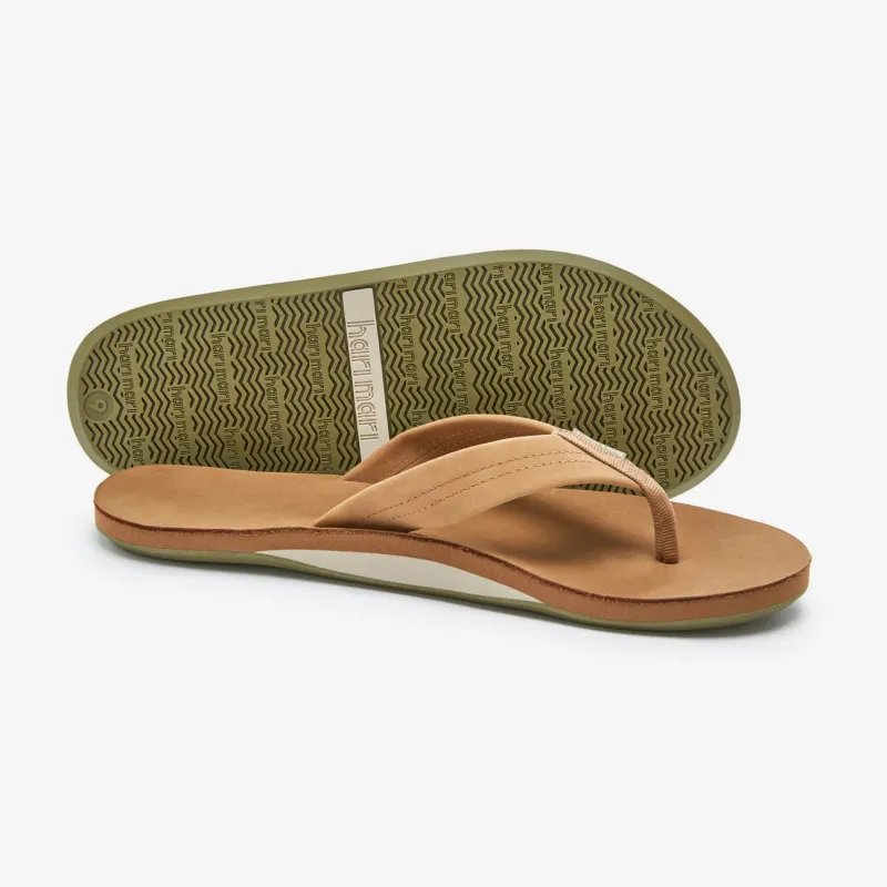 Hari Mari Men’s Flip Flop Fields Tan Olive sold by Orleans Shoe Co.