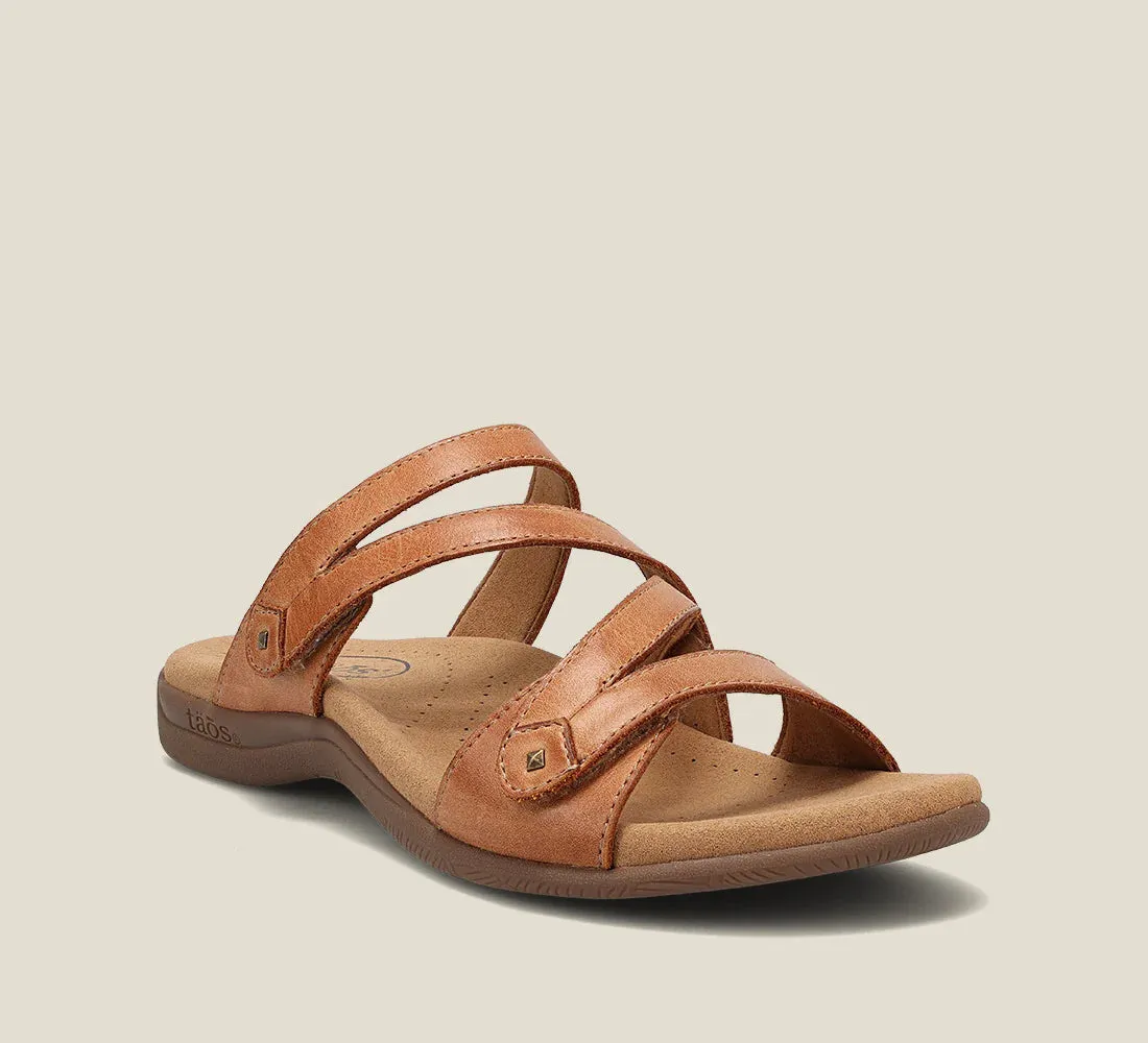 Taos Women's Double U Caramel sold by Orleans Shoe Co.