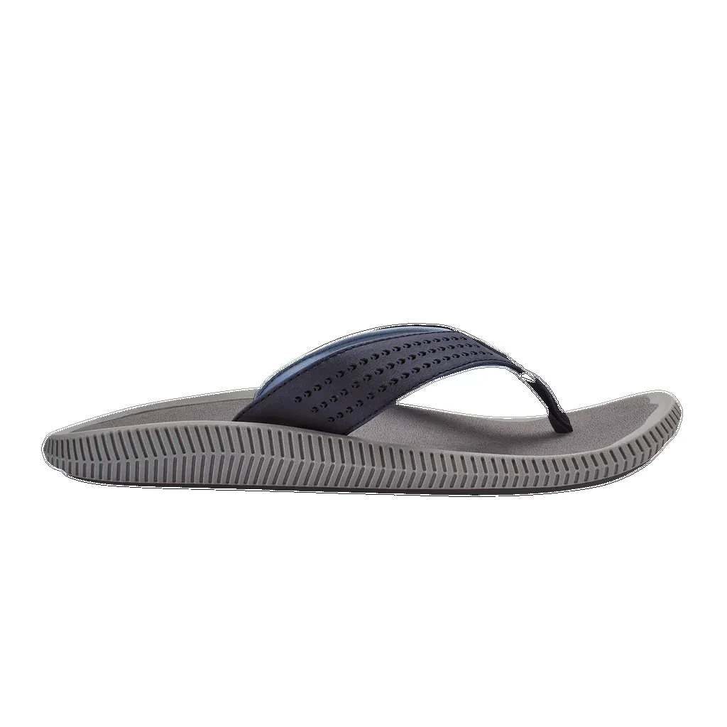 Olukai Men’s Ulele Blue Depth Charcoal sold by Orleans Shoe Co. product image thumbnail 2