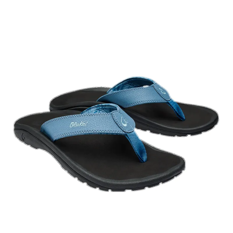 Olukai Men’s Ohana Vintage Blue Black sold by Orleans Shoe Co.
