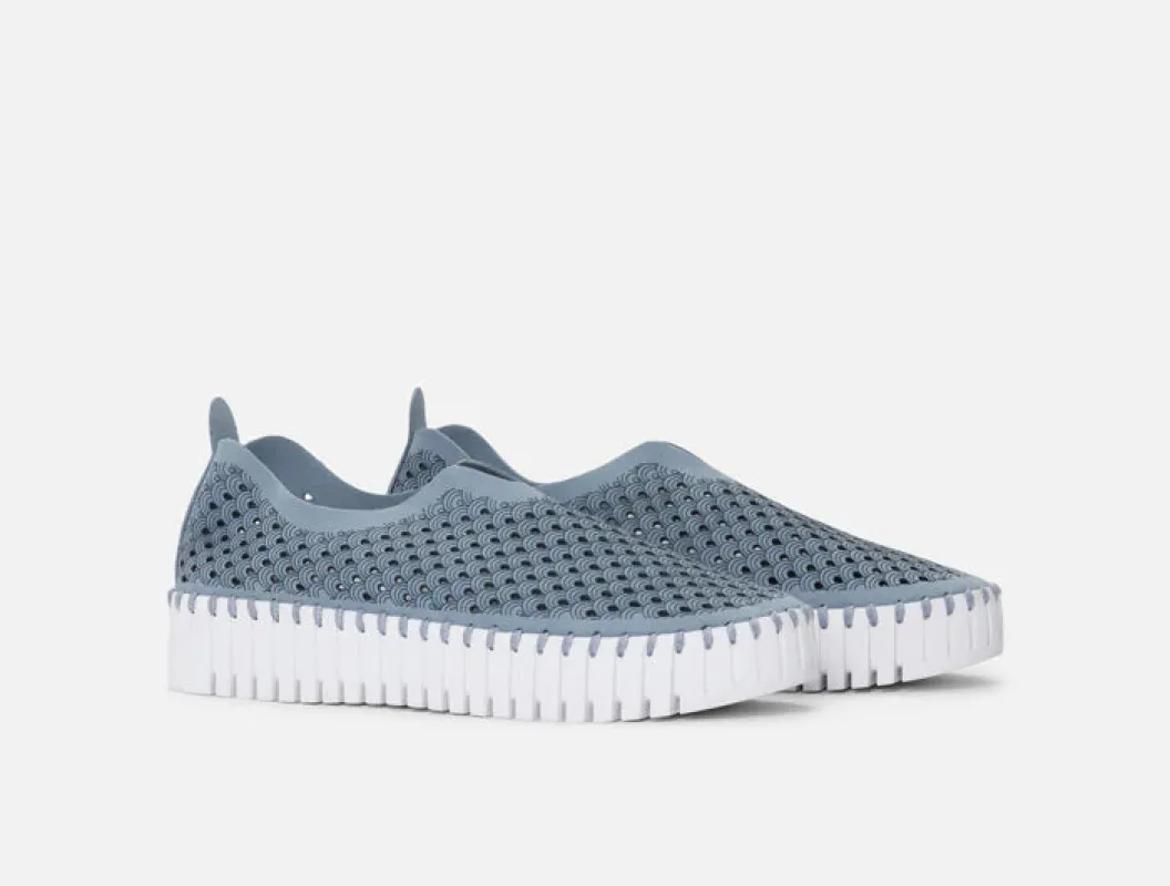 Ilse Jacobsen Women’s Tulip Flats 3373 Blue Cloud sold by Orleans Shoe Co.