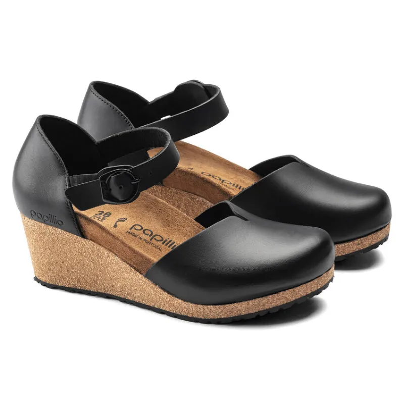 Birkenstock Women's Mary Ring Buckle Black sold by Orleans Shoe Co.