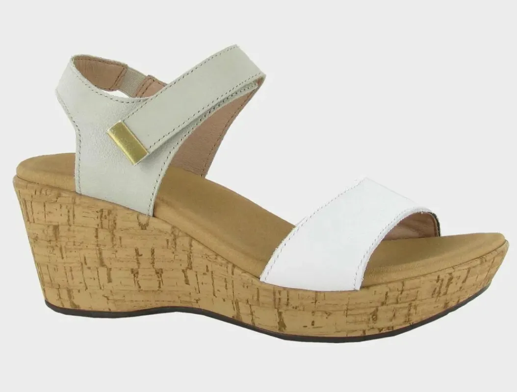 Naot Women’s Summer Soft White Leather Soft Ivory Leather sold by Orleans Shoe Co.