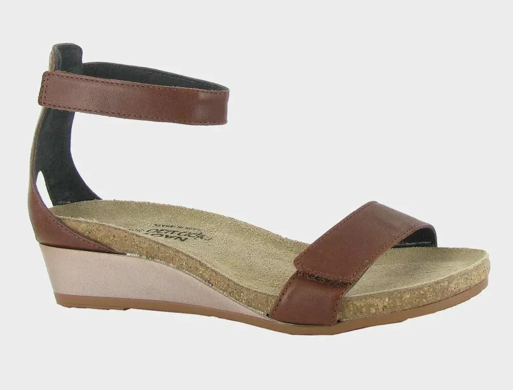 Naot Women’s Mermaid Soft Chestnut Leather sold by Orleans Shoe Co.