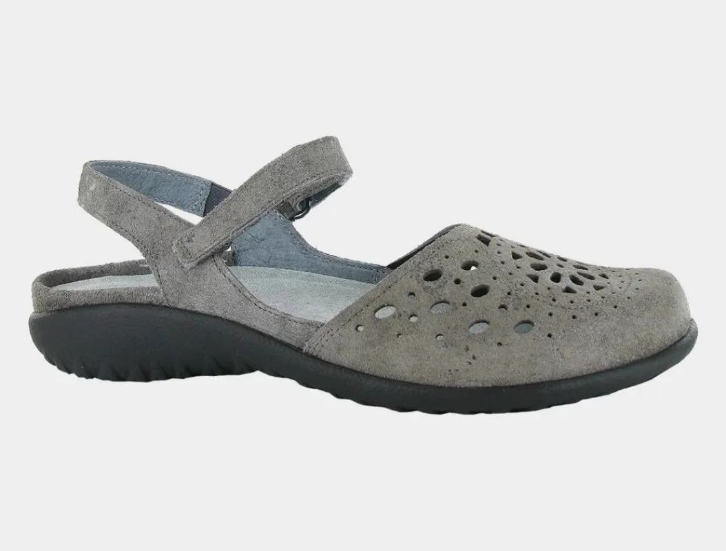 Naot Women’s Arataki Gray Marble Suede made by Naot
