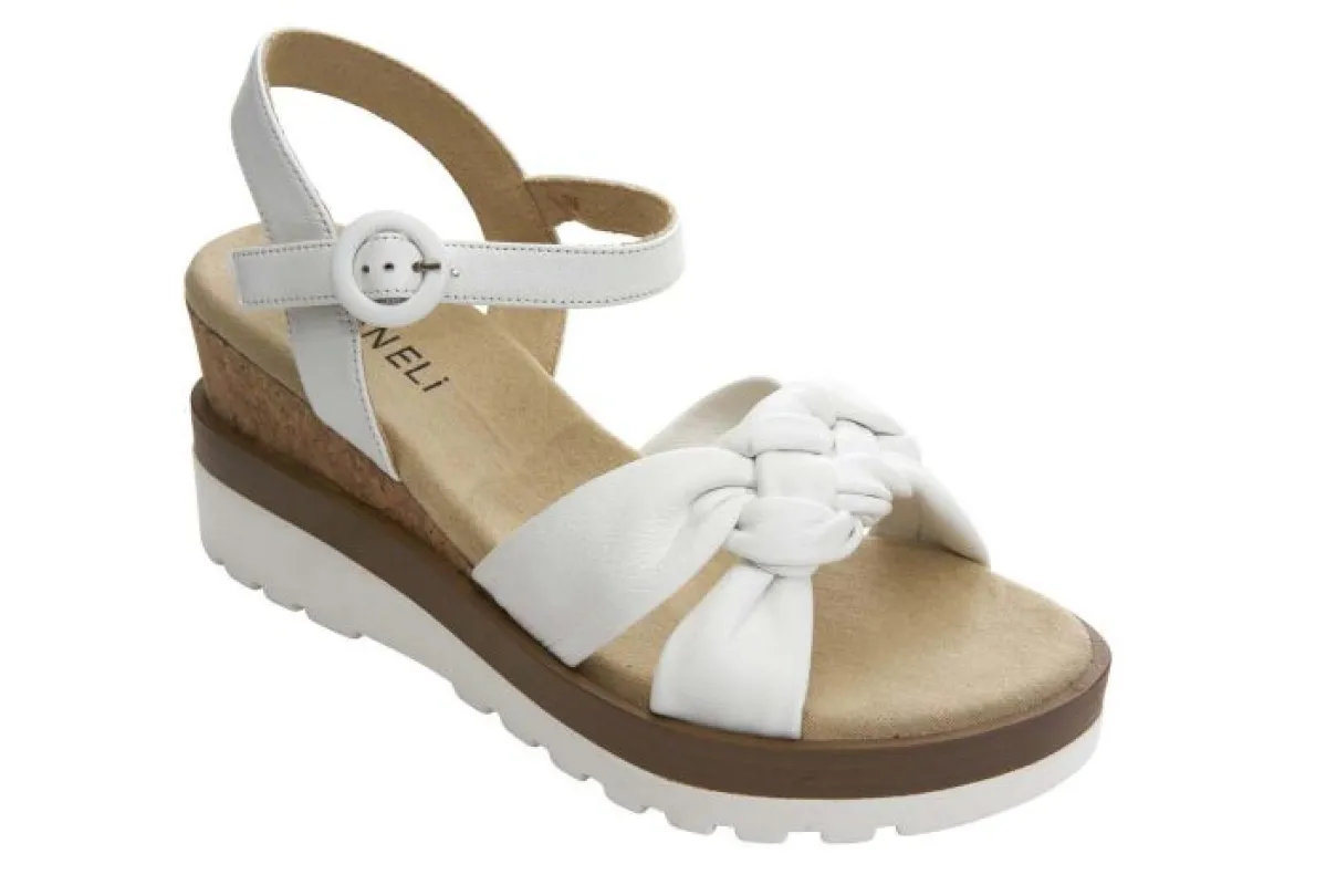 Vaneli Clew Shell White Nappa sold by Orleans Shoe Co.