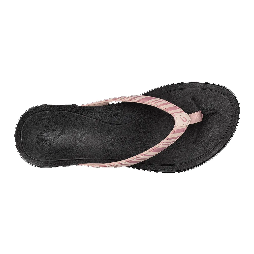 Olukai Women’s Ho’opio Pink Clay Stripe sold by Orleans Shoe Co. product image thumbnail 3
