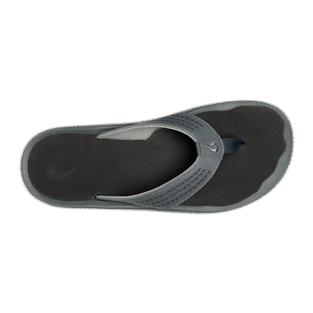 Olukai Men’s Ulele Dark Shadow Black sold by Orleans Shoe Co. product image thumbnail 2
