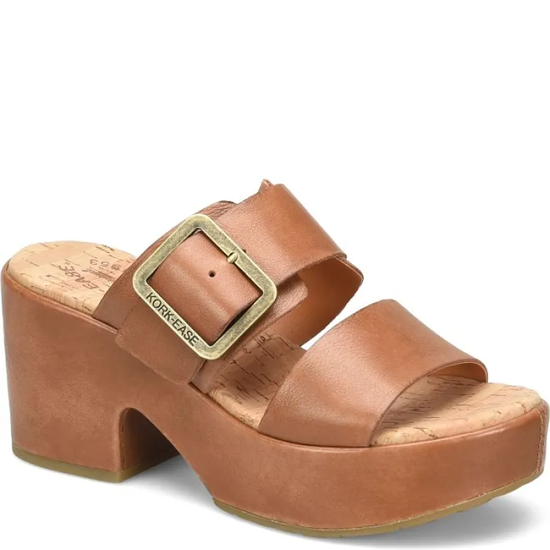 Kork Ease Women’s Taige Brown w/ Leather Wrap sold by Orleans Shoe Co.