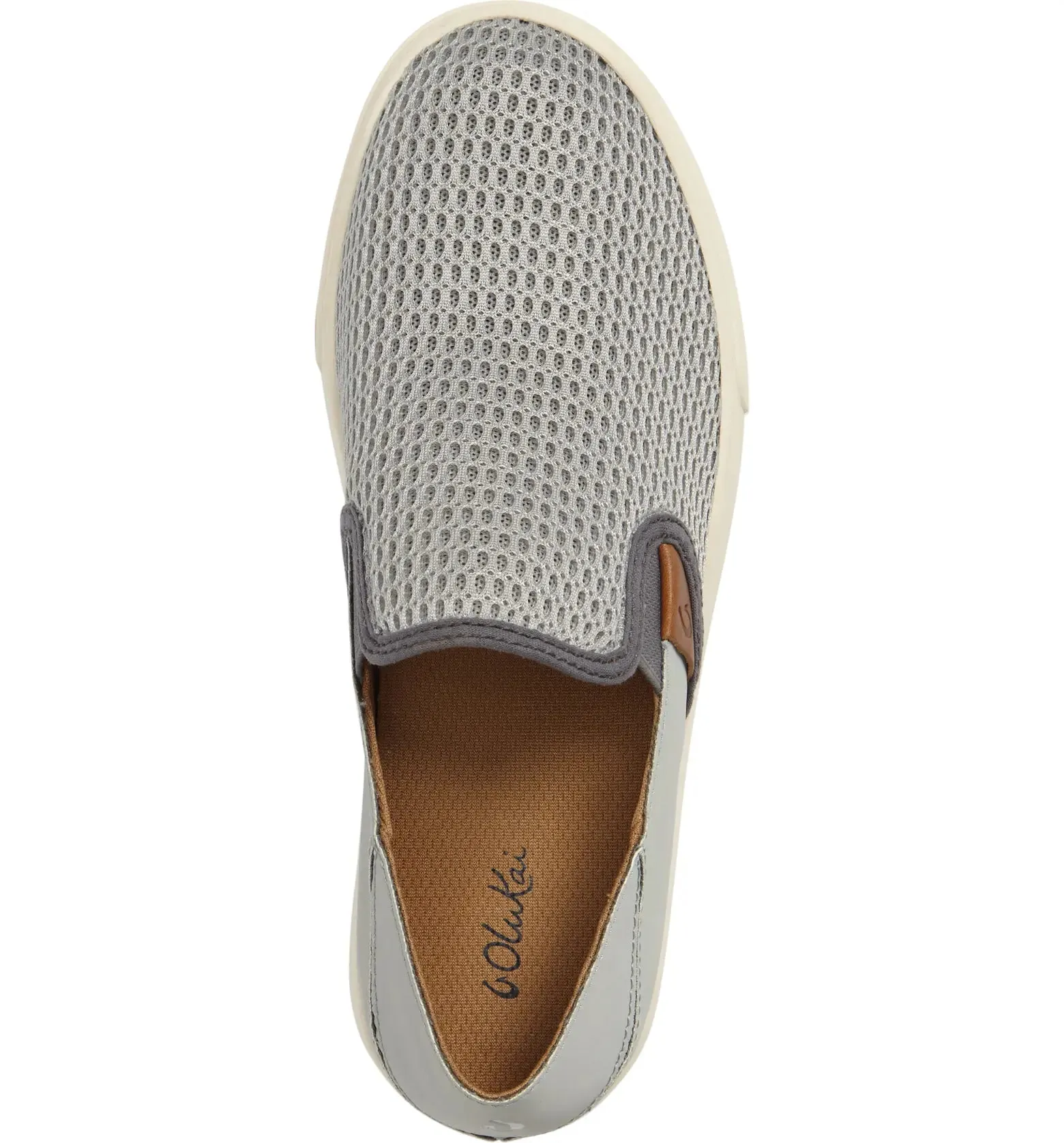 Olukai Women's Pehuea Pale Grey Charcoal sold by Orleans Shoe Co. product image thumbnail 3