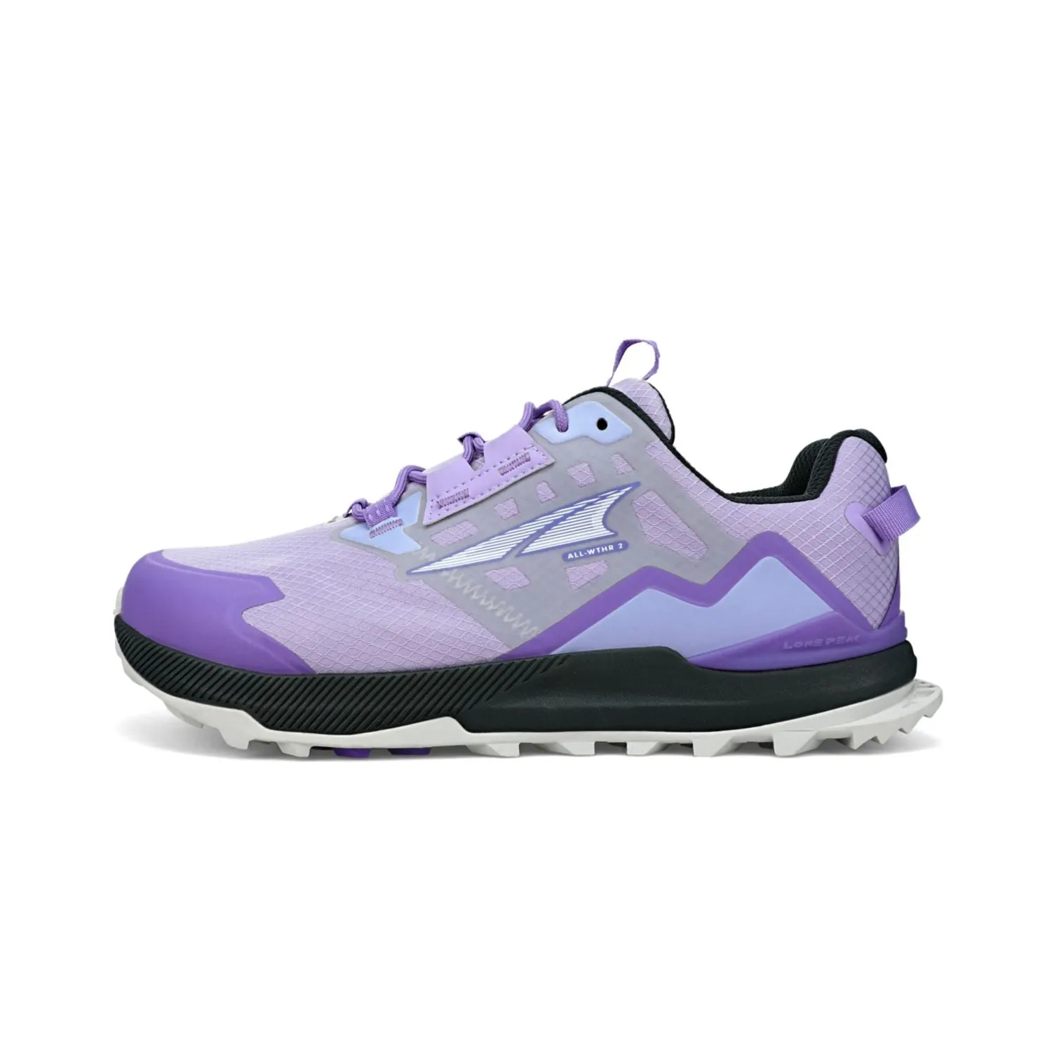 Altra Women’s Lone Peak Low 2 All-Wthr Gray Purple sold by Orleans Shoe Co. product image thumbnail 2