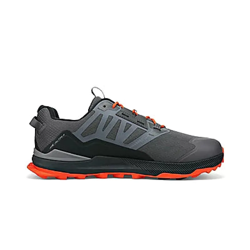 Altra Men’s Lone Peak Low 2 All-Wthr Gray Orange sold by Orleans Shoe Co.
