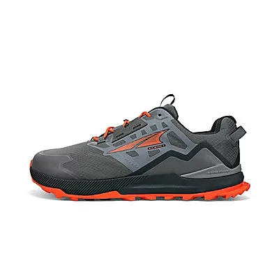 Altra Men’s Lone Peak Low 2 All-Wthr Gray Orange sold by Orleans Shoe Co. product image thumbnail 2