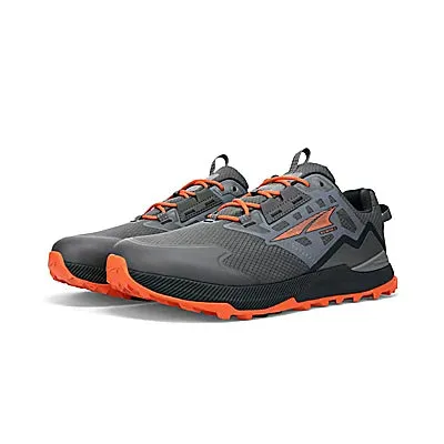 Altra Men’s Lone Peak Low 2 All-Wthr Gray Orange sold by Orleans Shoe Co. product image thumbnail 3