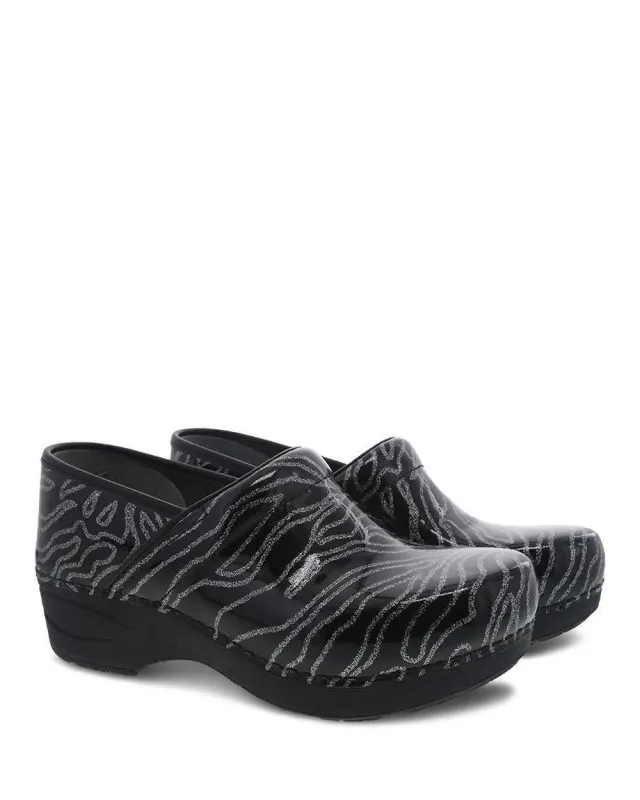 Dansko Women’s XP 2.0 Patent Glitter Waves sold by Orleans Shoe Co.