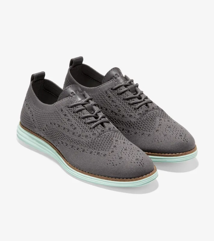 Cole Haan Women's OG Grand Stitchlite Wing Oxford Dark Pavement W24923 sold by Orleans Shoe Co.