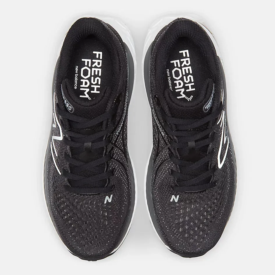 New Balance Women's Fresh Foam X W860K13 Black White Castlerock sold by Orleans Shoe Co. product image thumbnail 4