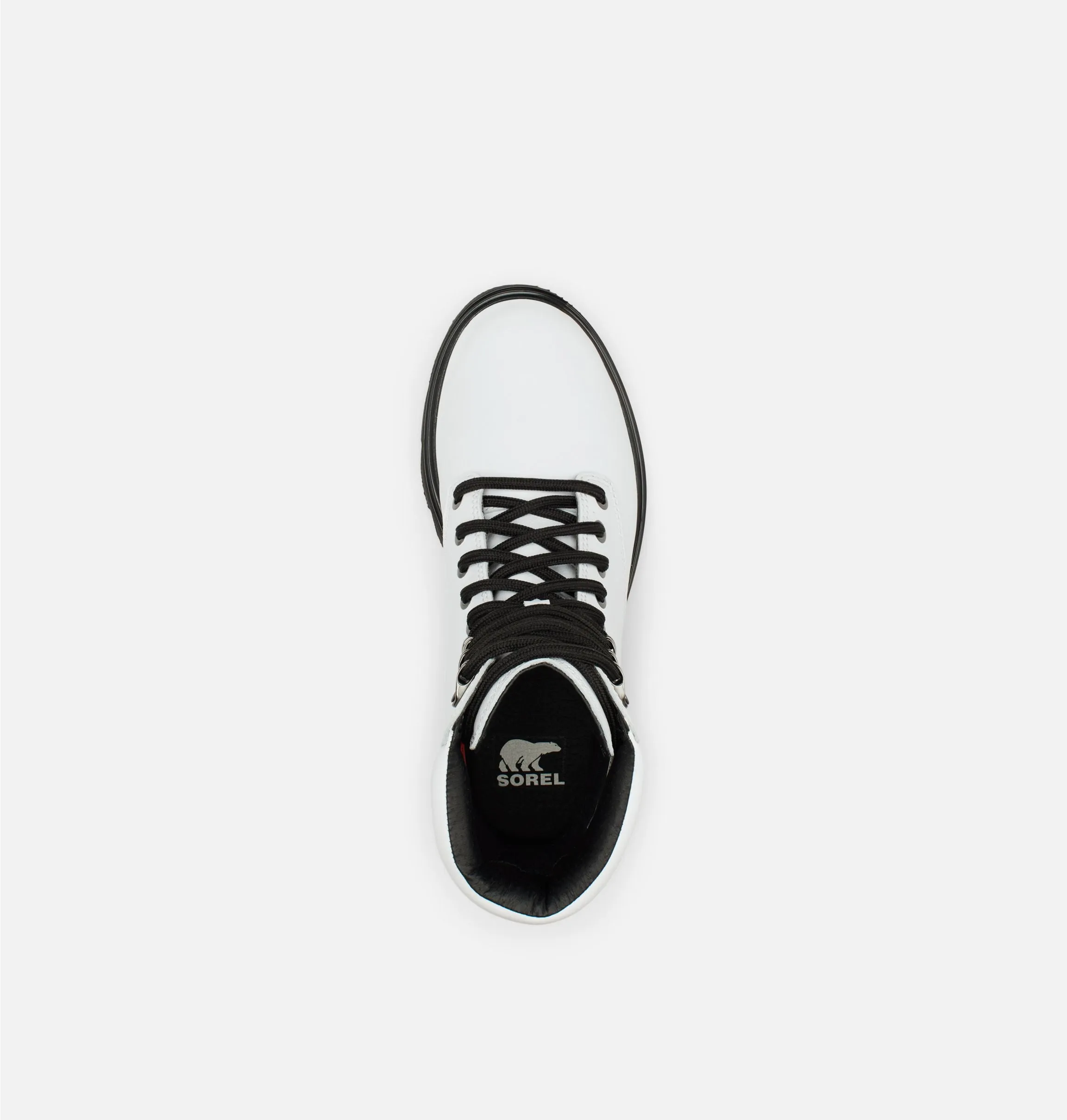 Sorel Women's Lennox Lace STKD Waterproof Boot White Black sold by Orleans Shoe Co. product image thumbnail 3
