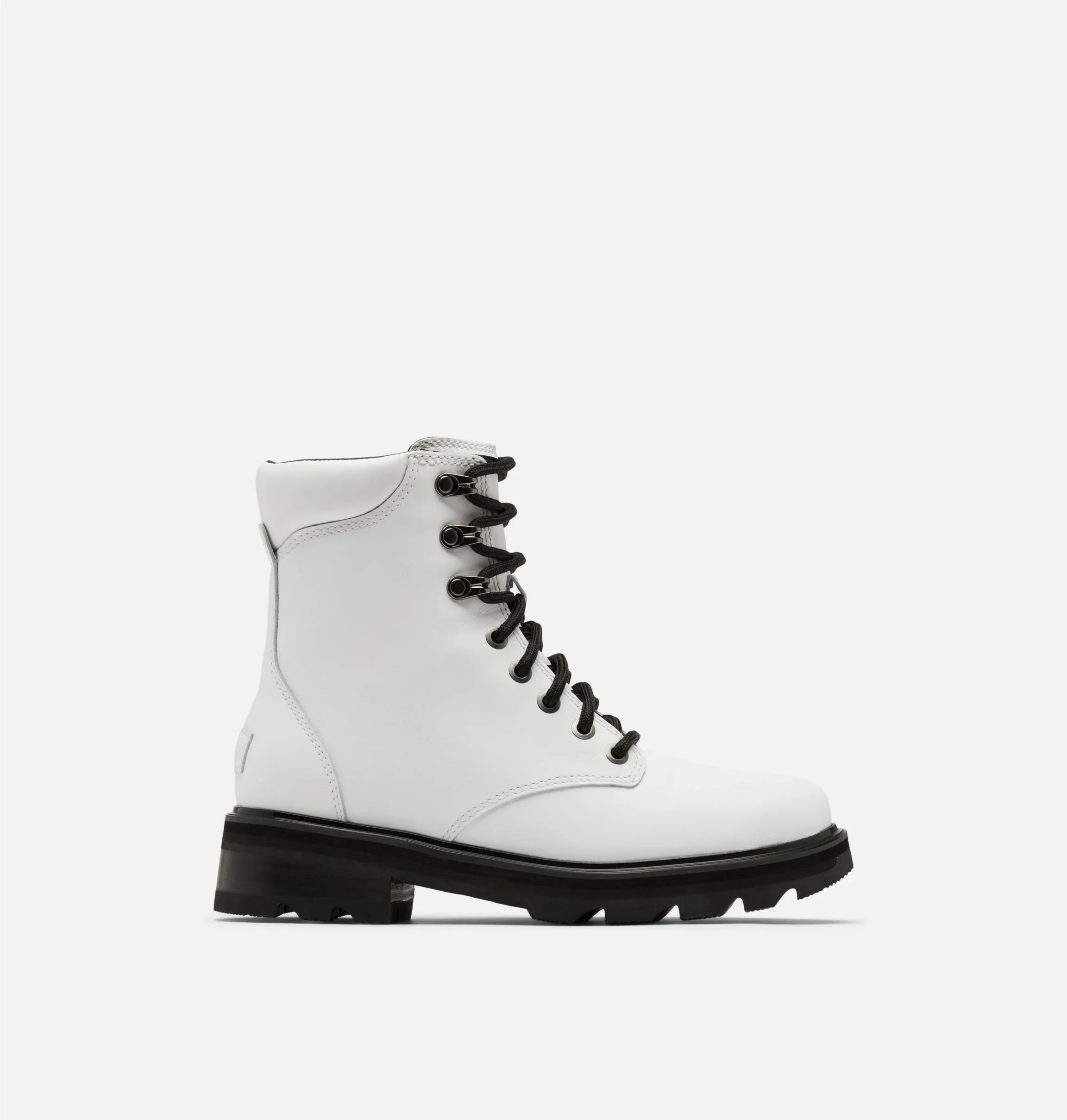 Sorel Women's Lennox Lace STKD Waterproof Boot White Black sold by Orleans Shoe Co. product image thumbnail 2