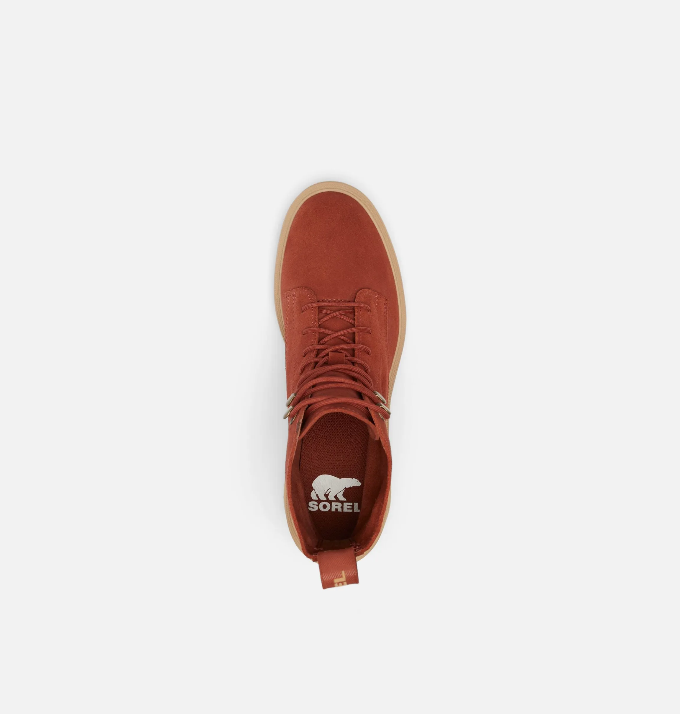 Sorel Women's Hi-Line Heel Lace Boot Warp Red Tawny Buff sold by Orleans Shoe Co. product image thumbnail 4