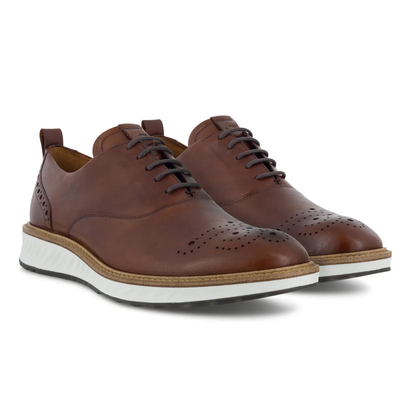 Ecco Men's St 1 Hybrid Oxford Wing Shoe Cognac 83684401053 sold by Orleans Shoe Co. product image thumbnail 2