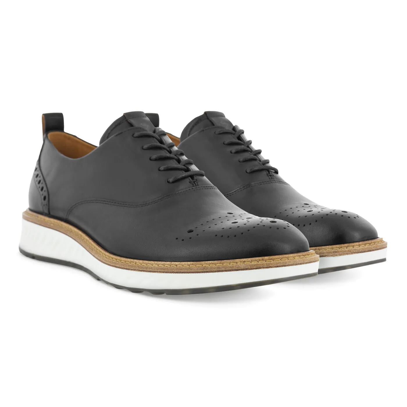 Ecco Men's St 1 Hybrid Oxford Wing Shoe Black 83684401001 sold by Orleans Shoe Co. product image thumbnail 2