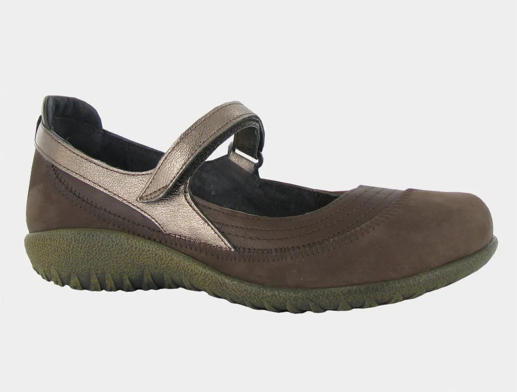 Naot Women's Kirei Coffee Nubuck Toffee Radiant Copper sold by Orleans Shoe Co.