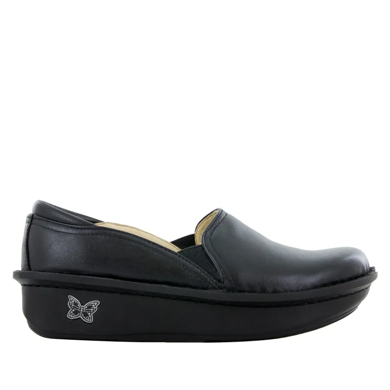 Alegria Debra Black Slip-Resistant Nursing Shoe made by Alegria