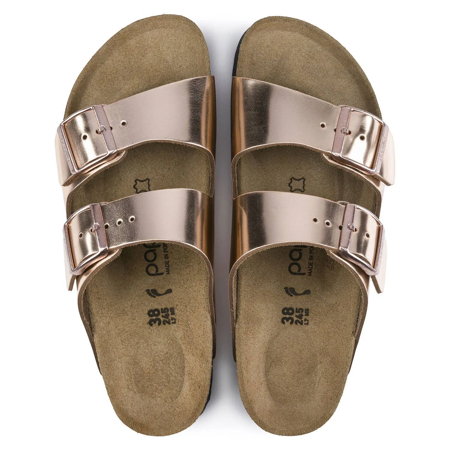 Birkenstock Women's Arizona Pap Metallic Copper sold by Orleans Shoe Co. product image thumbnail 4