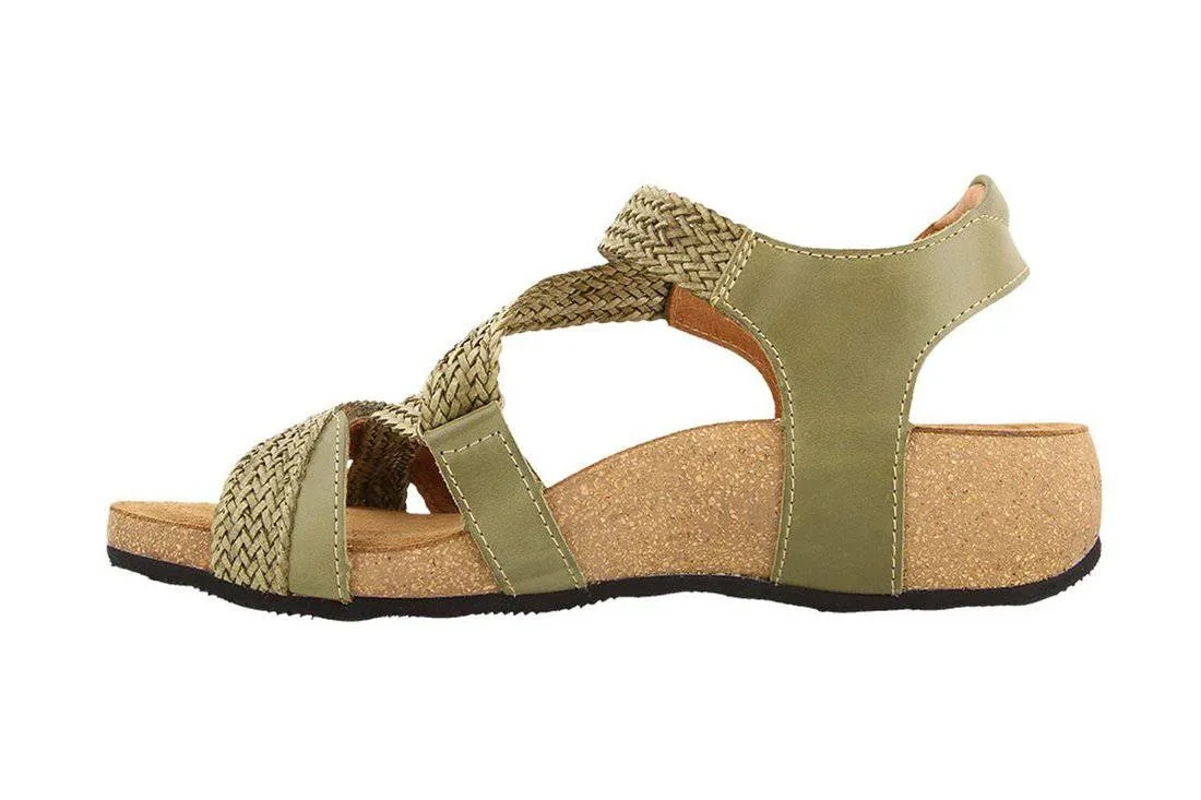 Taos Trulie Vintage Green Wedge Sandal sold by Orleans Shoe Co. product image thumbnail 4