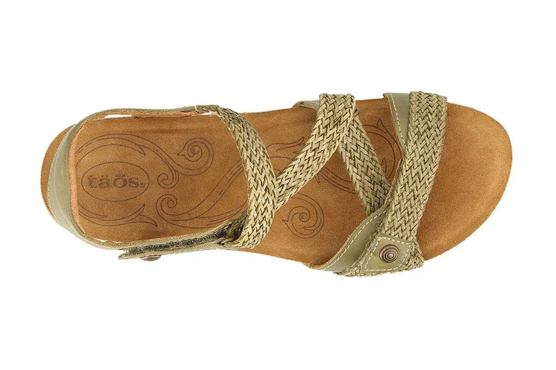 Taos Trulie Vintage Green Wedge Sandal sold by Orleans Shoe Co. product image thumbnail 2