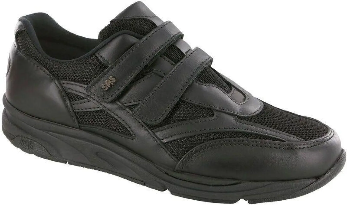 SAS Women's TMV Velcro Walking Shoe Black sold by Orleans Shoe Co.